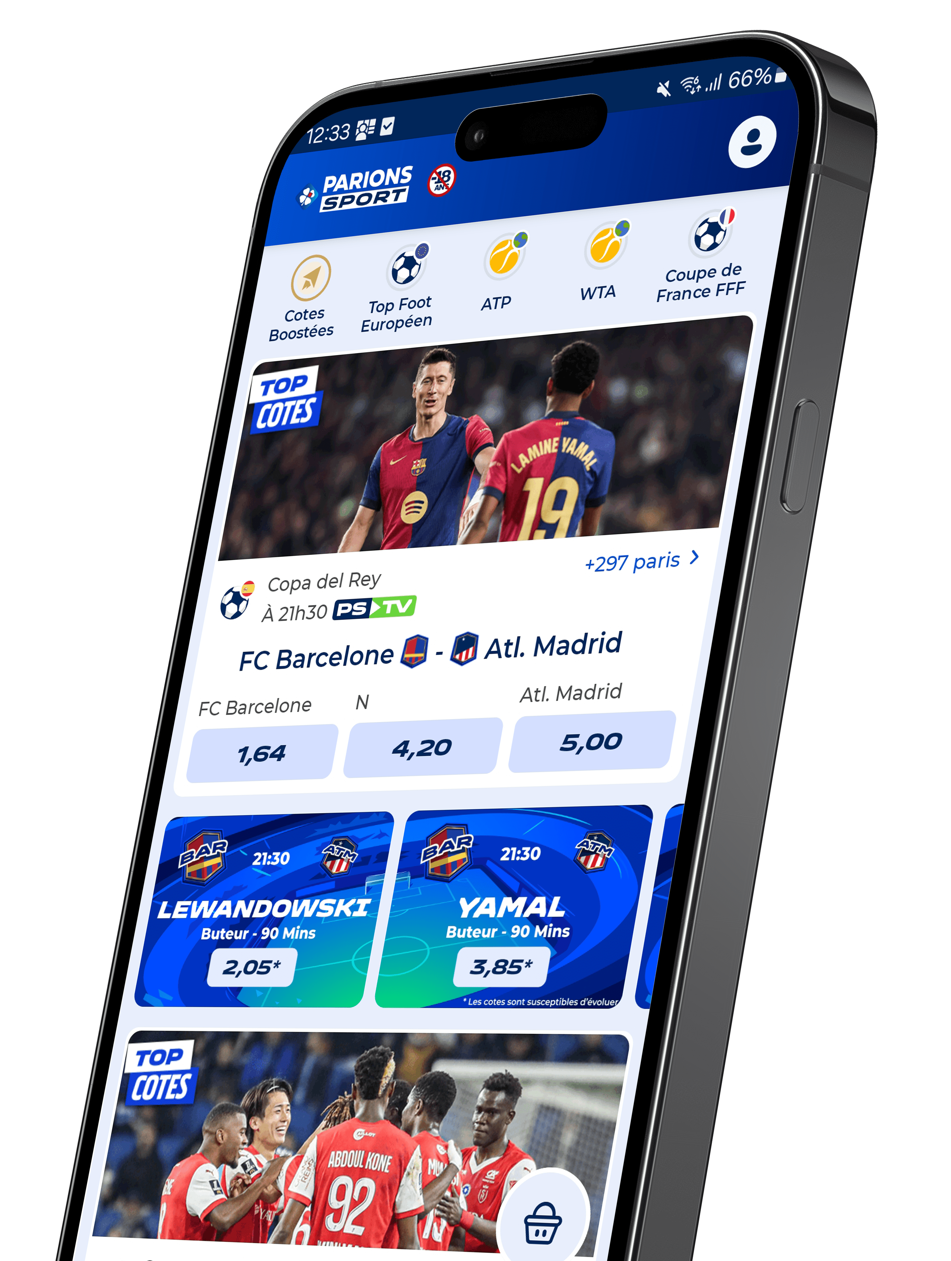 Parions Sport en ligne FDJ app mobile