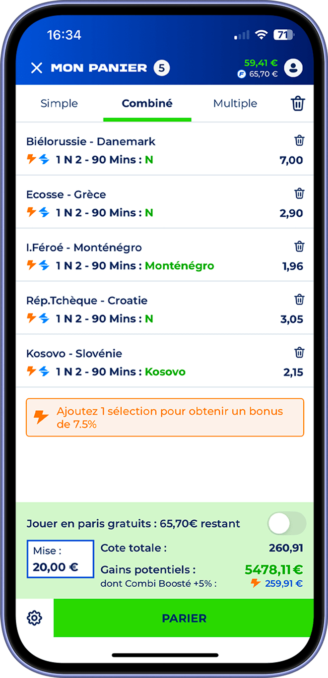 Combi Boost Etape 2