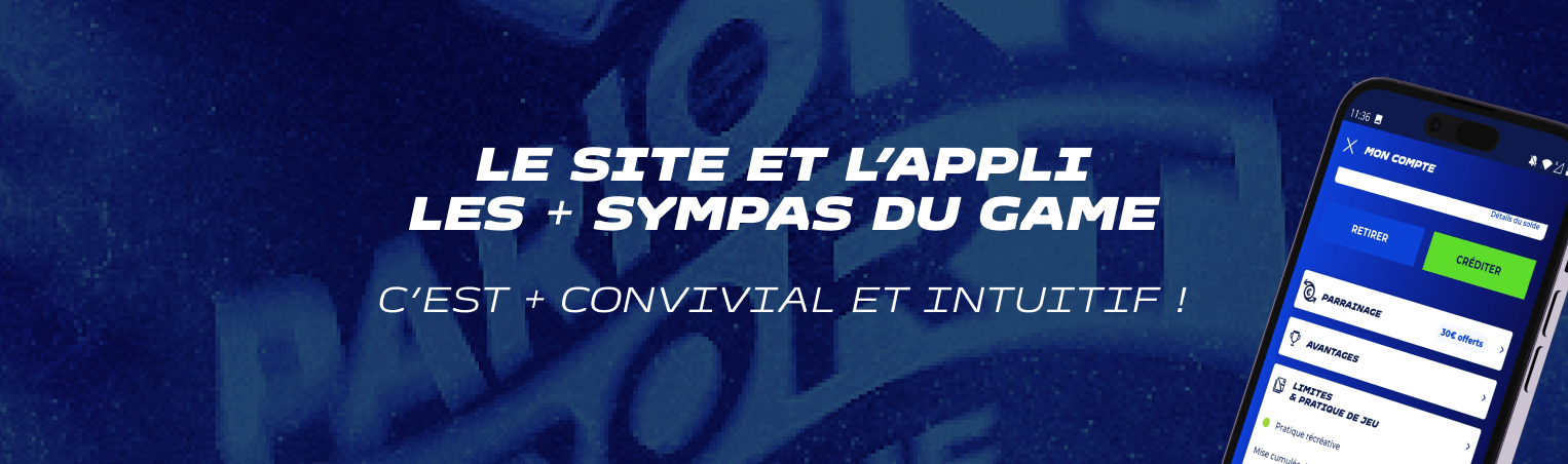 Le site et l'appli les + sympas du game c'est + convivial et intuitif !