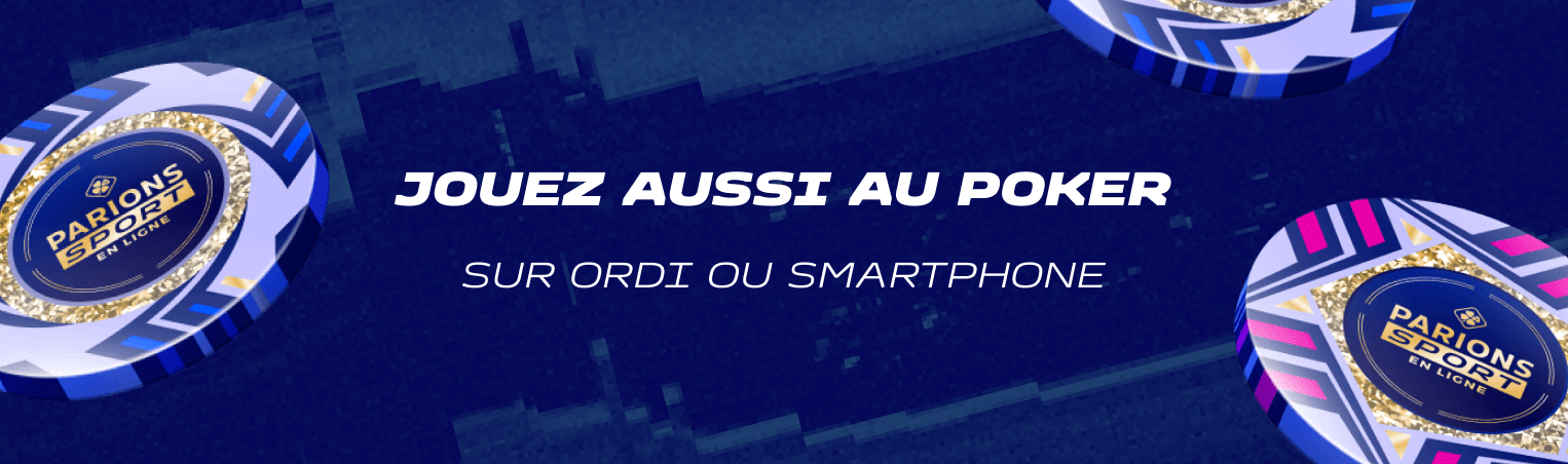 Jouez aussi au poker sur ordi ou smartphone