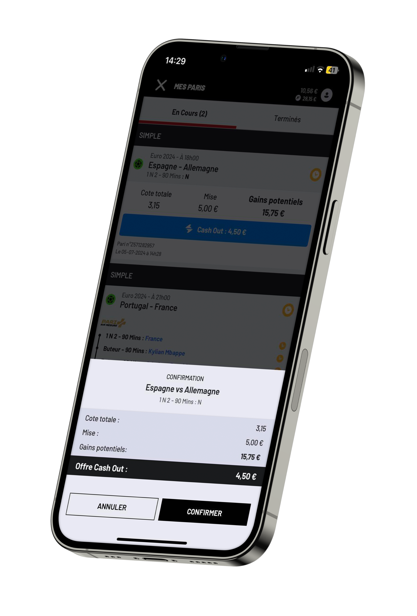 ZEbet etape 3 phone